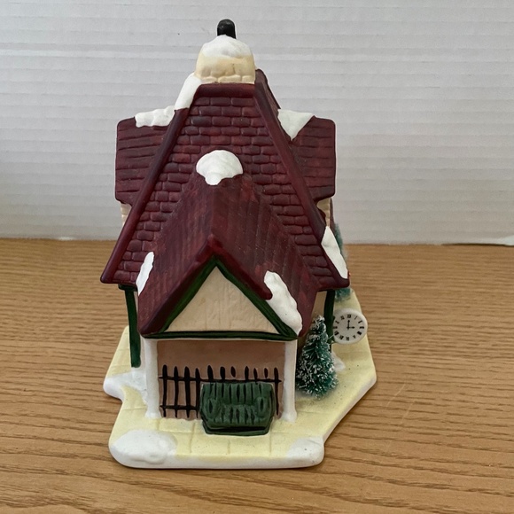 Christmas Valley Village Orig Collectors Series East Market Union Building 1991 - Picture 5 of 14